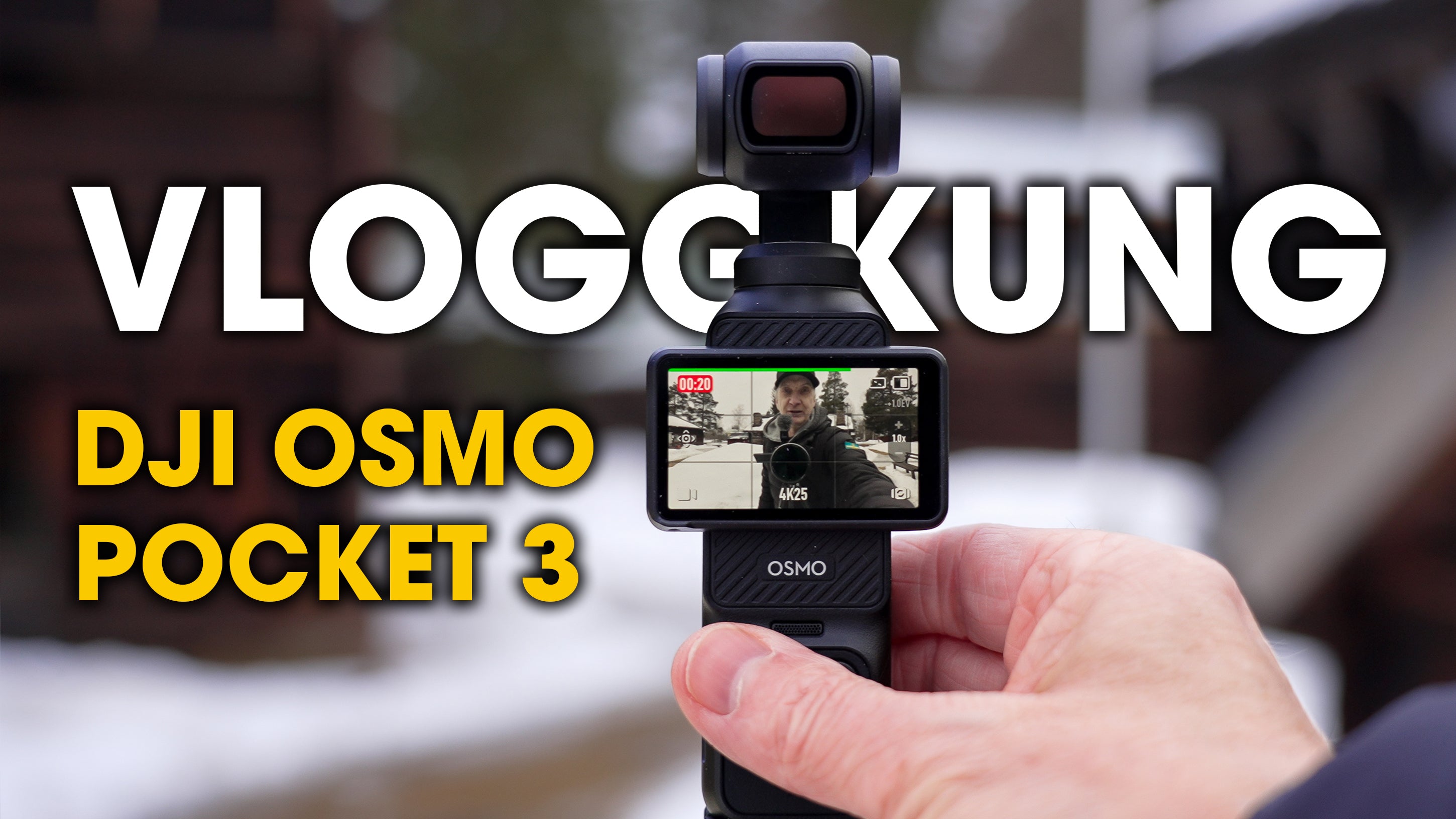 Ladda video: I den här videon testar jag vloggkameran DJI Osmo Pocket 3. Lever den upp till sitt rykte? Är det här vloggkungen bland kameror?